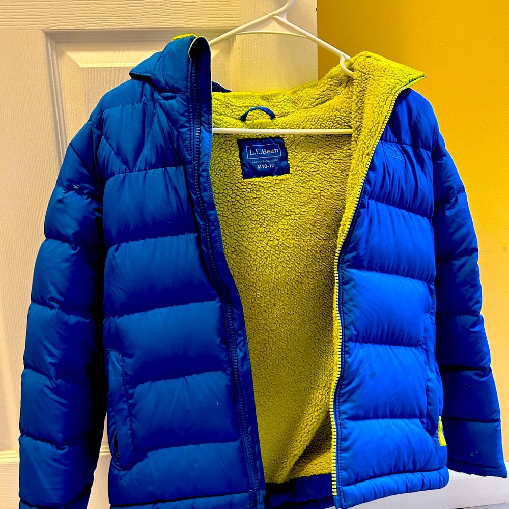 Boys Girls L.L. Bean Parka 10-12